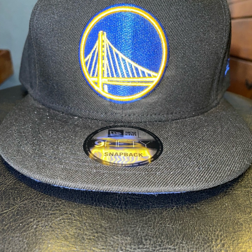 New Era Black and Blue Snapback Hat